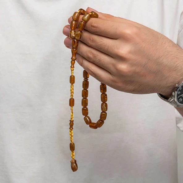 Sıkma Kehribar Tesbih - 2
