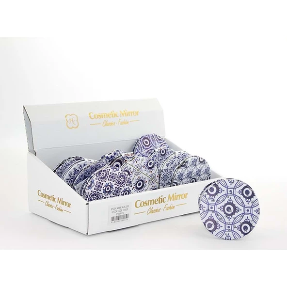 Taşlı Nazar Boncuklu El Aynası İnce ürün görseli