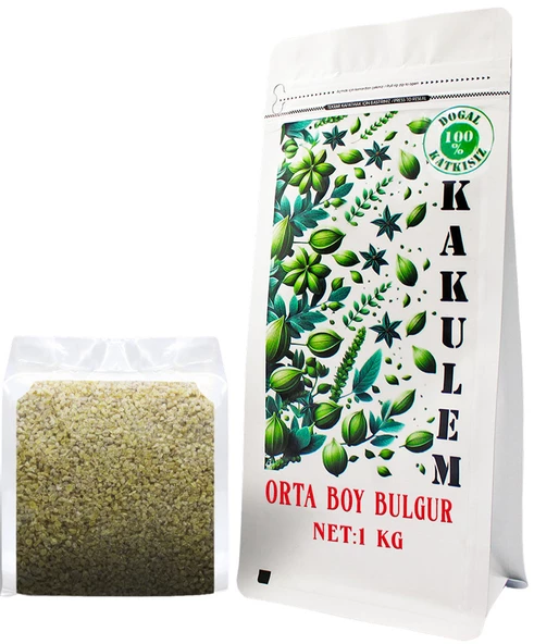 KAKULEM SERTİFİKALI Yerli Orta Boy Bulgur 1 KG