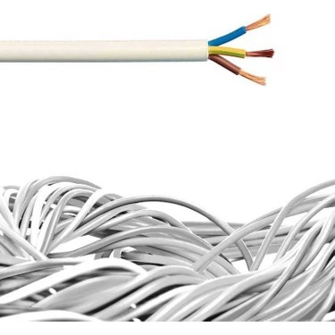 Öznur 3x1,5 Ttr Kablo 80 Metre Beyaz