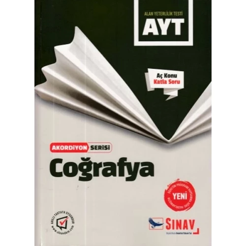 Sınav AYT Coğrafya Akordiyon Serisi (Yeni)