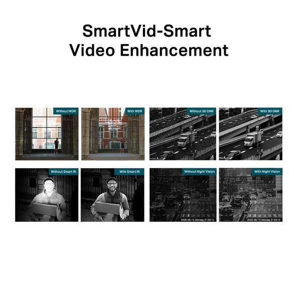 TP-Link VIGI C350 4mm 5MP Full-Color Bullet IP Kamera (1/2.7",30fps,FHD,H265+) - Resim 7