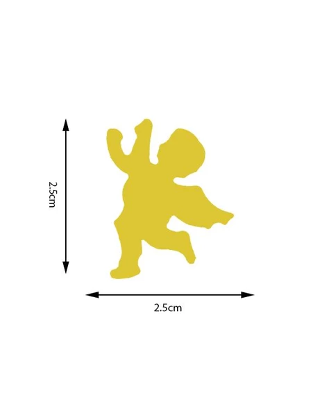 Kamei Şekilli Delgeç Melek 2.5 cm KM8810 - 6