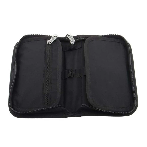 Okapi İki Kapaklı Kalemlik Siyah / OKP-123/S - Resim 2