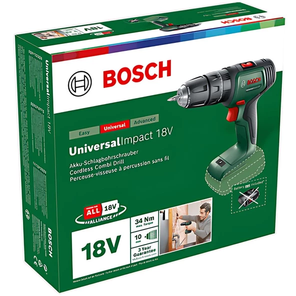 Bosch UniversalImpact 18 Akülü Vidalama - Solo - 3