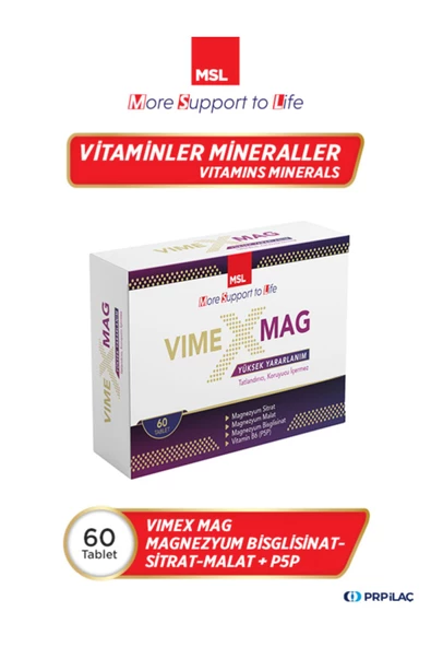 MSL,Vimex Vime Mag 60 Tablet