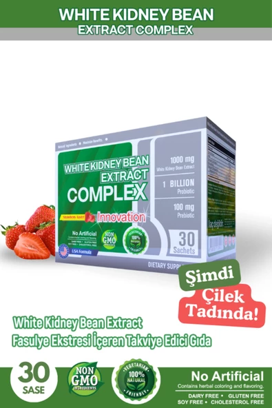 WHİTE KİDNEY BEAN EXTACT COMPLEX,Beyaz Fasülye Ekstratı Içeren Gıda Takviyesi 30 Şase