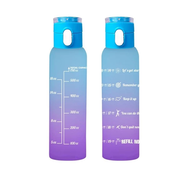 Herevin 161407-843 Askılı Desenli Opak Desenli Matara 750 ml - 6