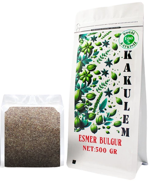 KAKULEM SERTİFİKALI Esmer Çiğ Köftelik İnce Bulgur 500 GR