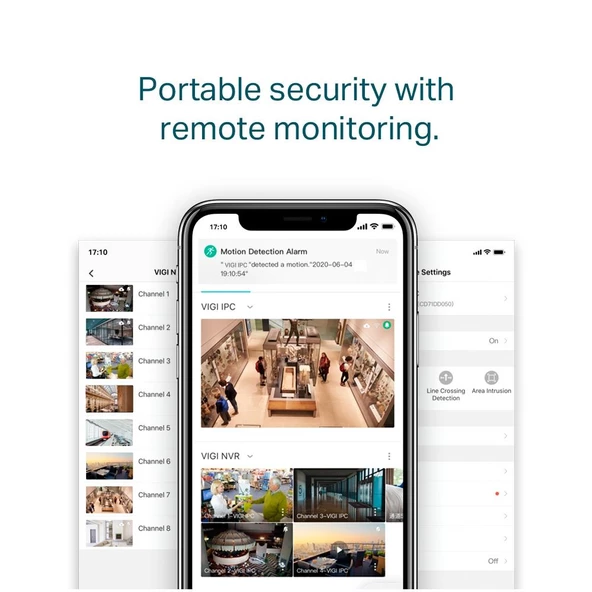 TP-Link VIGI NVR1016H 16 Kanal NVR Kayıt Cihazı (H.265+4K (2CH 8MP-16CH 1MP) - Resim 5