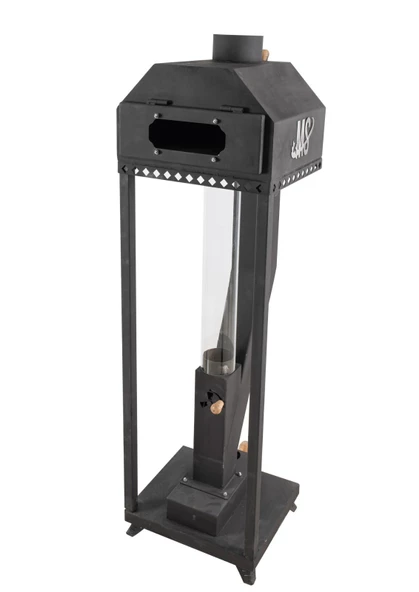 A003 60'LIK FIRINLI ALEV LAMBASI PELET SOBA - Resim 2