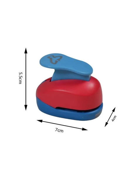 Kamei Şekilli Delgeç Kuş Kanatlı 2.5 cm KM8810 - 2