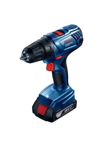Bosch Professional GSR 180-LI 2x2.0Ah Çift Akülü Delme/Vidalama Makinesi - 06019F8109 - 3