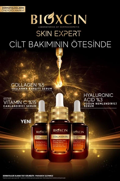 Bioxcin Ester C Vitamini Serum %15 & Niasinamid %2 - Aydınlatıcı Canlandırıcı Renk Tonu Eşitleyici Lipozomal - 3