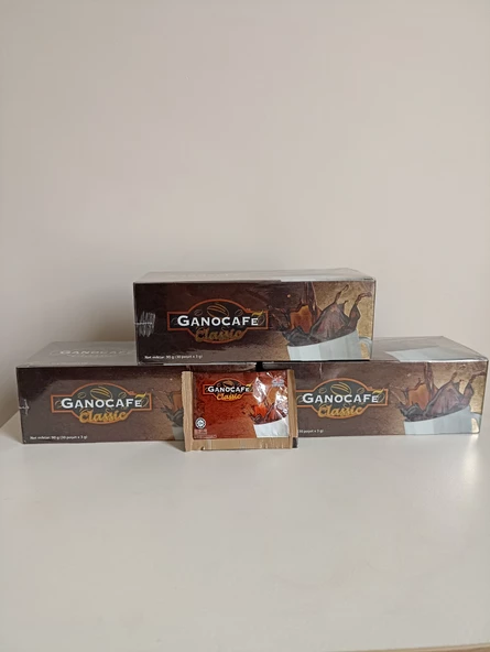 Ganocafe Classıc Ganoderma Mantarlı Çözünebilir Kahve 3'lü Paket