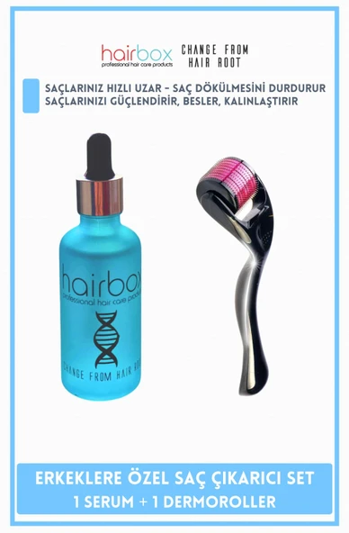 Erkek Saç Çıkarıcı Serum, Saç Çıkaran Serum , Saç Gürleştirici (1 Serum 1 Tarak )