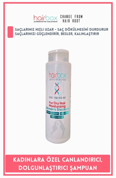 Hairbox şampuan kolay taranan, collagen ,keratin , marula yağı - 2