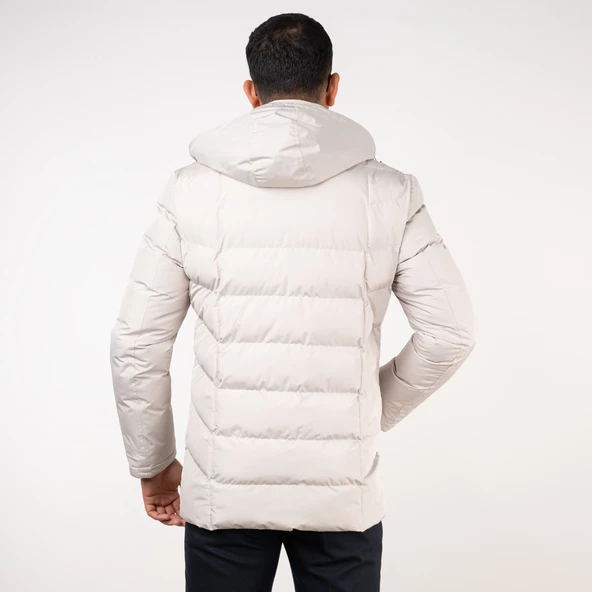 MONTESORİ KAPŞONLU ERKEK ŞİŞME MONT - 12