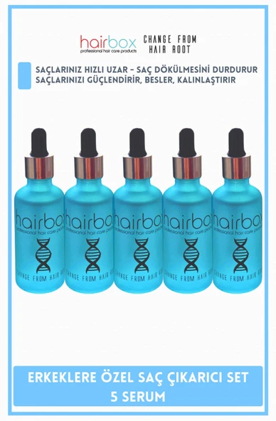 Hairbox Erkek Saç Serumu, Saç Serumu ,  (5 Adet Serum )