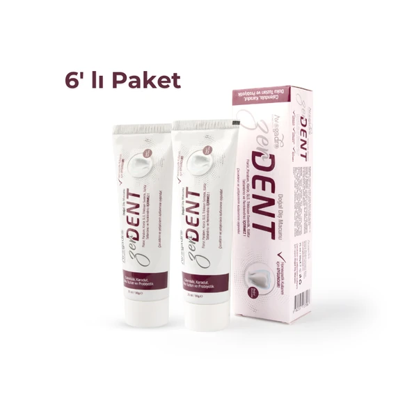 AVOGADRO HOMEOPATİ,Zerdent Doku Tuzu Içeren Diş Macunu 90gr 6 Adet