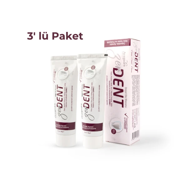 AVOGADRO HOMEOPATİ,Zerdent Doku Tuzu Içeren Diş Macunu 90gr 3 Adet