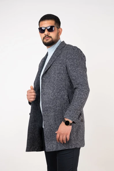 SİR KAŞE REGULAR FİT ERKEK KABAN - 11