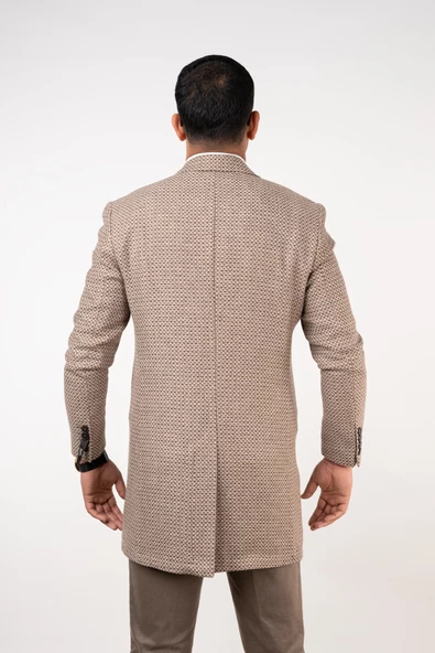 SİR KAŞE REGULAR FİT ERKEK KABAN - 5