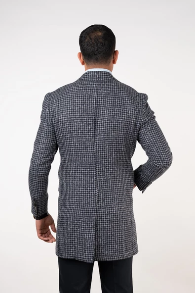 SİR KAŞE REGULAR FİT ERKEK KABAN - 9