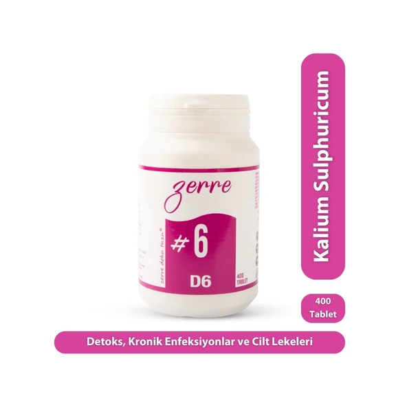 Zerre Doku Tuzu Schüssler No 6 400 Tablet