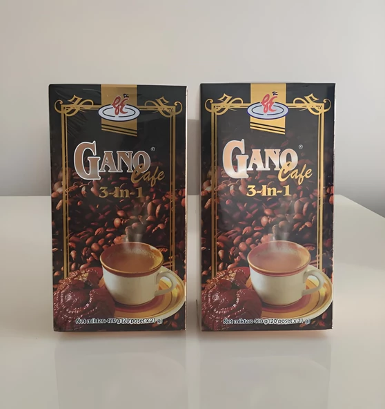 Ganocafe 3 In 1 Ganoderma Mantarlı Kahve 2'li Paket