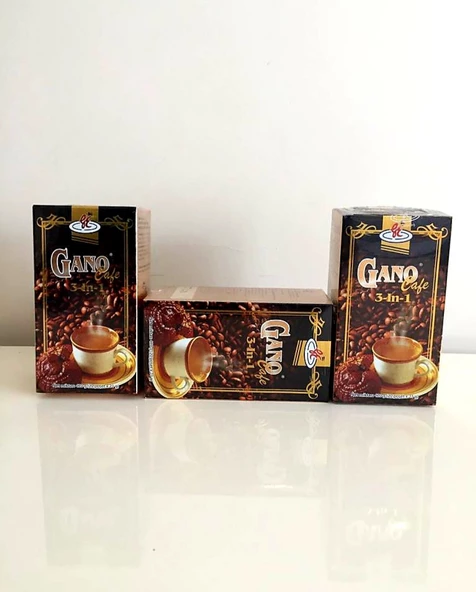 Ganocafe 3 In 1 Ganoderma Mantarlı Kahve 3'lü Paket