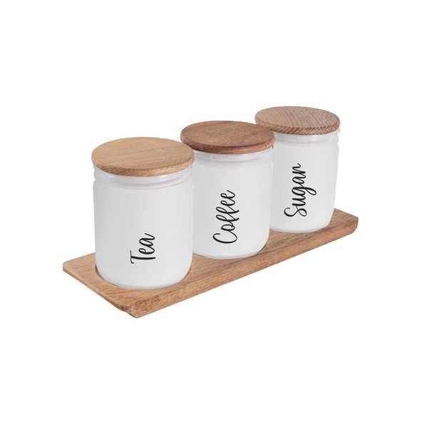 Herevin 232102-020 Ahşap Kapaklı Kavanoz 446 ml - 5