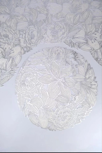 Digithome Acar 6’lı Amerikan Servisi Supla Yuvarlak Gümüş 38 Cm – ACR-283 C320.033 - 2