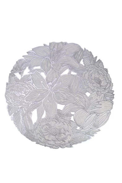 Digithome Acar 6’lı Amerikan Servisi Supla Yuvarlak Gümüş 38 Cm – ACR-283 C320.033 - 5