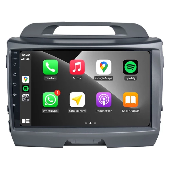 Kia Sportage Android Multimedya Sistemi (2011-2015) 2 GB RAM, 32 GB Hafıza, 8 Çekirdek, Navigatör