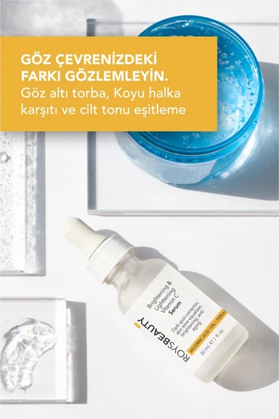 Roys Cosmetics Vitamin C Serum Aydınlatıcı & Renk Tonu Eşitleyici 30 Ml