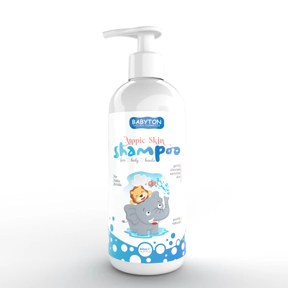 Babyton 400 ml Atopik Çok Kuru Hassas Ciltler Doğal Bebek ve Çocuk Şampuanı