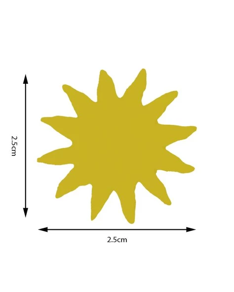 Kamei Şekilli Delgeç Güneş 2.5 cm KM8810 - 6