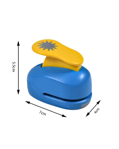 Kamei Şekilli Delgeç Güneş 2.5 cm KM8810 - 2