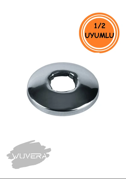 WUVERA Musluk Rozeti Aynası 1/2 Parlak - 2
