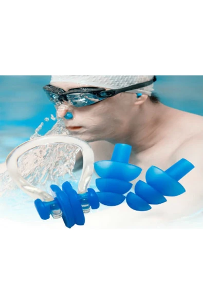 Arvallı Kulak ve Burun Tıkayıcı Havuz Seti - Resim 2