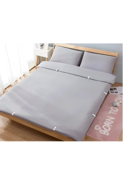 10 Adet Set Mandallı Yorgan Nevresim Sabitleme Klipsi Kayma Önleyici Yorgan Çarşaf Sabitleme Klipsi - Resim 2