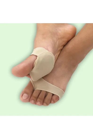 Ağrıyan Ayaklar Için Kumaş Kaplı Silikon Metatarsal Ped ürün görseli 1