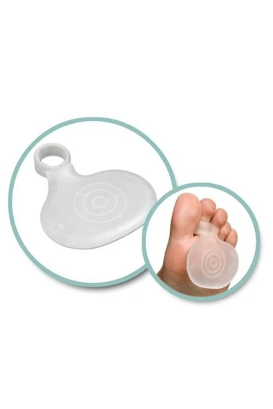 Silikon Metatarsal Ped Ayak Altı Ağrı Nasır Koruma Parmağa Halka - Resim 2