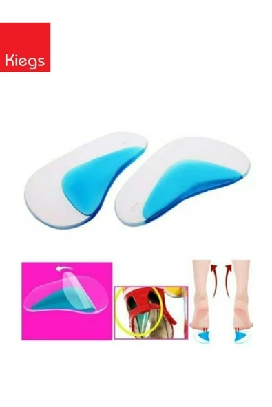 Silikon Ark Destek, Ayak İç Destek Jel 1 Çift / AYAK BOŞLUĞU DESTEKLEYECİ İÇ - 2