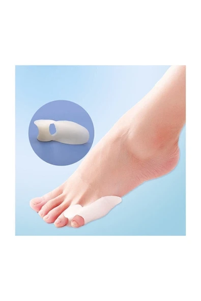 Ayak Parmak Bunyon Kemik Koruyucu Makaralı Halluks Valgus Serçe Parmak - Resim 2