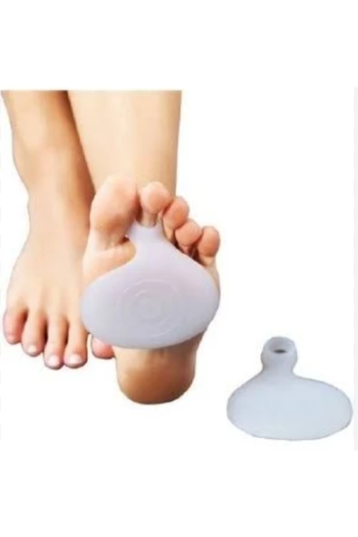 Silikon Metatarsal Ped Ayak Altı Ağrı Nasır Koruma Parmağa Halka 2 Adet - 3