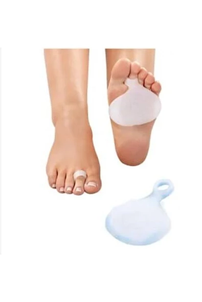 Silikon Metatarsal Ped Ayak Altı Ağrı Nasır Koruma Parmağa Halka 2 Adet - 4