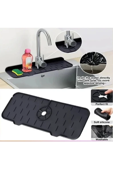 Mutfak Banyo Lavabo Kenarı Silikon Matı - Resim 3