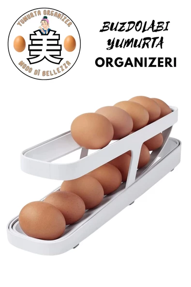 Buzdolabı Yumurta Organizeri 14 Yumurta Kapasiteli Düzenleyici Organizer Saklama Kabı